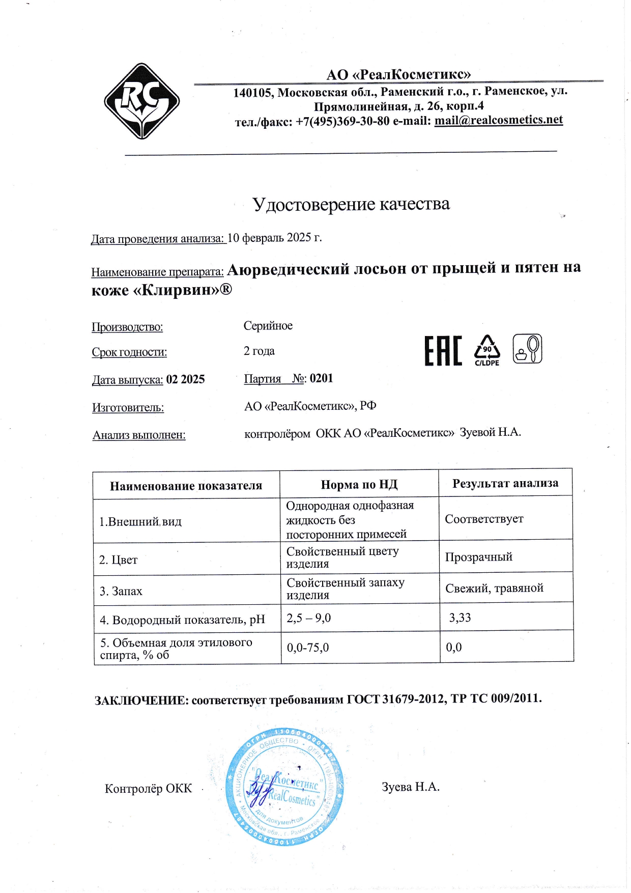 Паспорт №0220250201